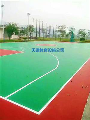 恩平南方電網(wǎng)大田，圣堂，東成各點(diǎn)硅pu籃球場1800方